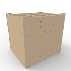 Caja organizadora con divisiones