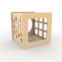 Cubo Pikler Montessori + Rampa 2 en 1