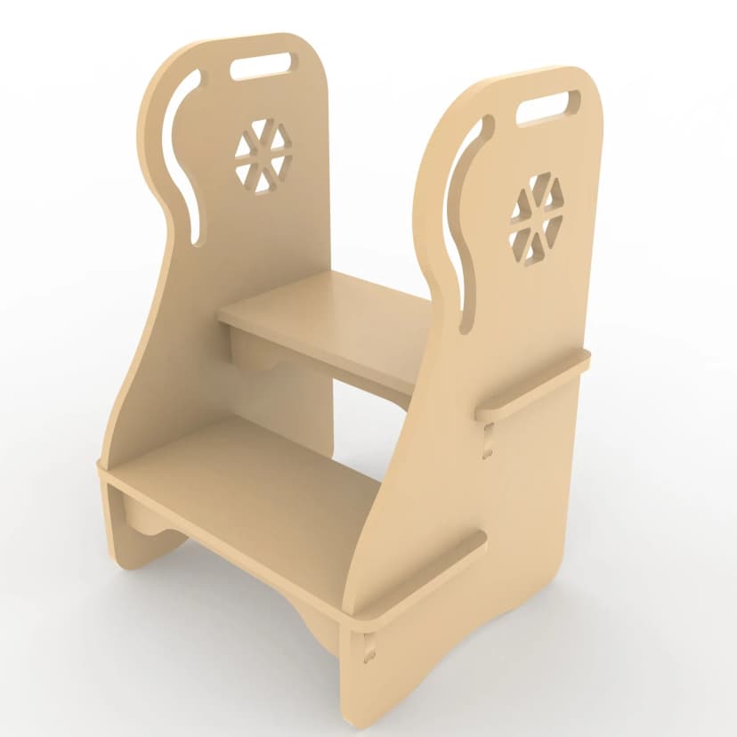 Alzador Montessori Curvy - Mobiliario Montessori Sintornillo Chile
