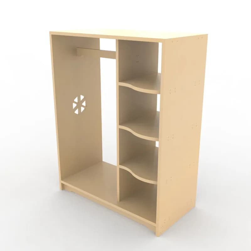 Closet Niños Montessori - Mobiliario Montessori Sintornillo Chile