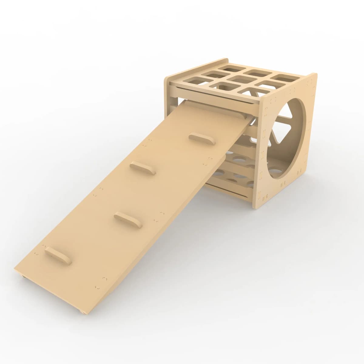 Cubo Pikler con Rampa Reversible 2 en 1 Montessori