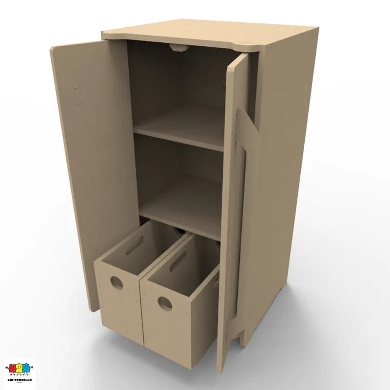 Mini closet Montessori - Mobiliario Montessori Sintornillo Chile