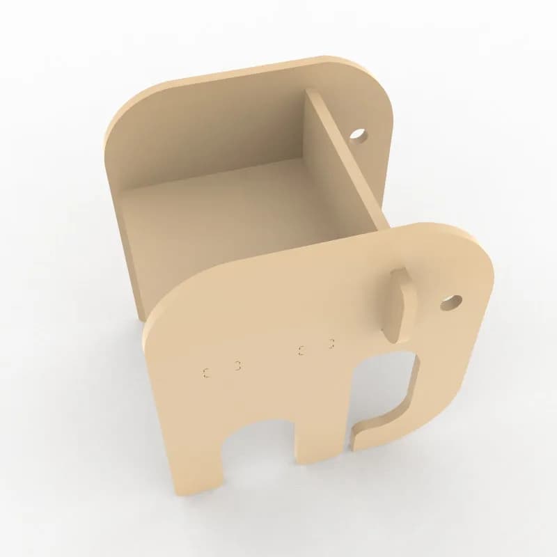 Silla Niños Elefante - Mobiliario Montessori Sintornillo Chile
