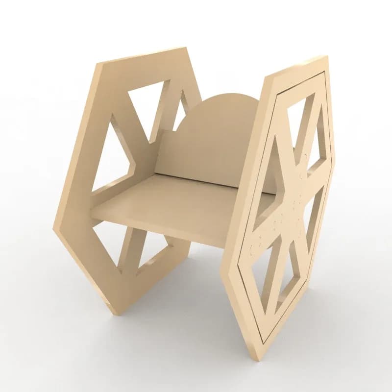 Silla Niños Space - Mobiliario Montessori Sintornillo Chile