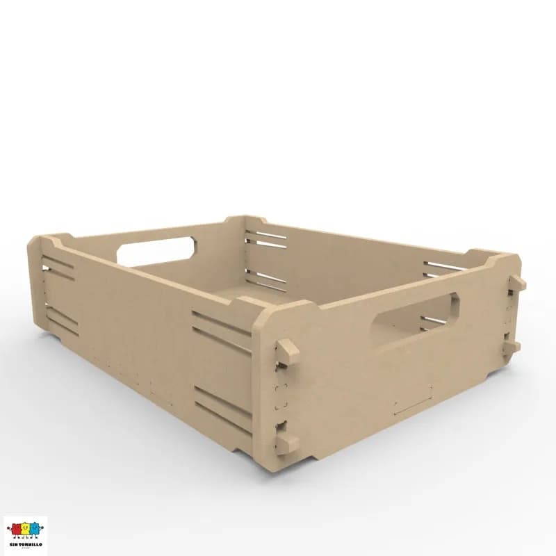 Caja organizadora desarmable - Mobiliario Montessori Sintornillo Chile