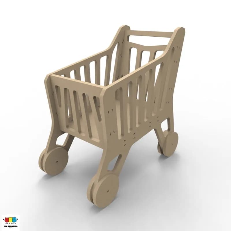 Carrito de supermercado - Mobiliario Montessori Sintornillo Chile