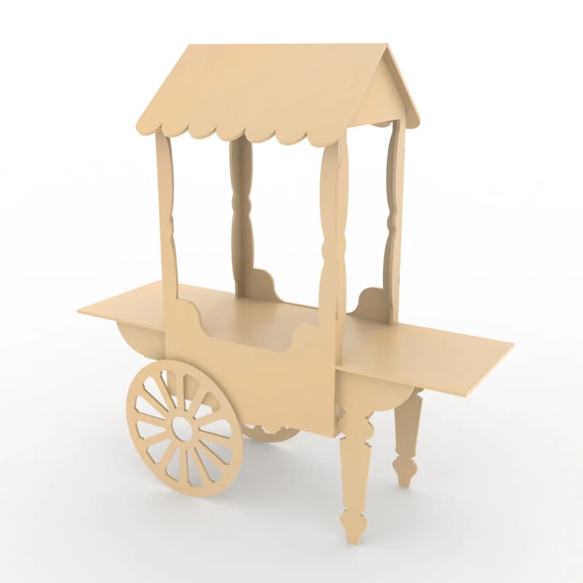 Carro Candy Bar - Mobiliario Montessori Sintornillo Chile