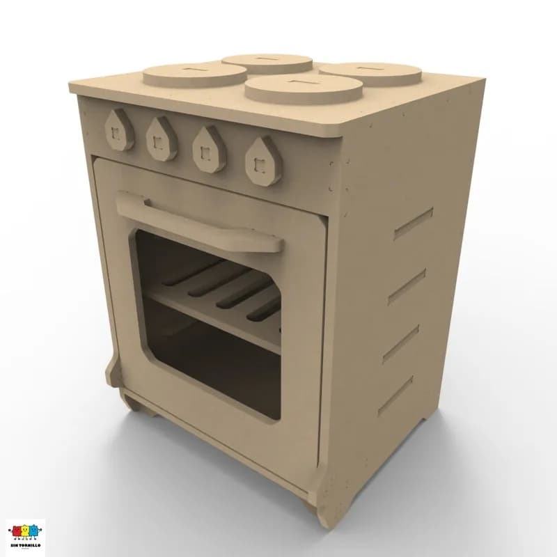 Mini Cocina para niños - Mobiliario Montessori Sintornillo Chile