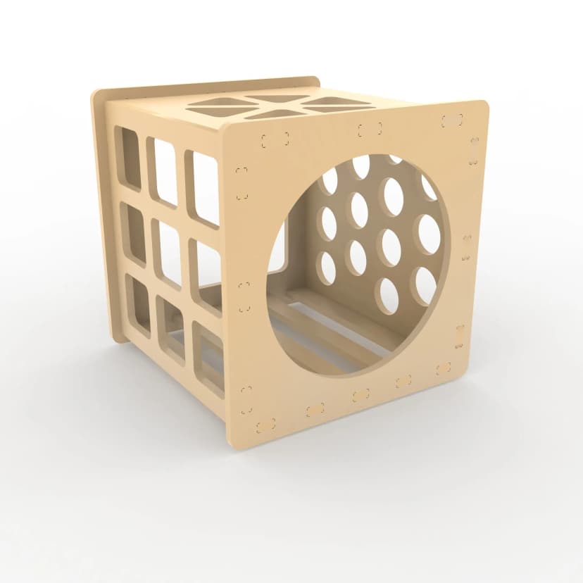 Cubo Pikler Montessori - Mobiliario Montessori Sintornillo Chile