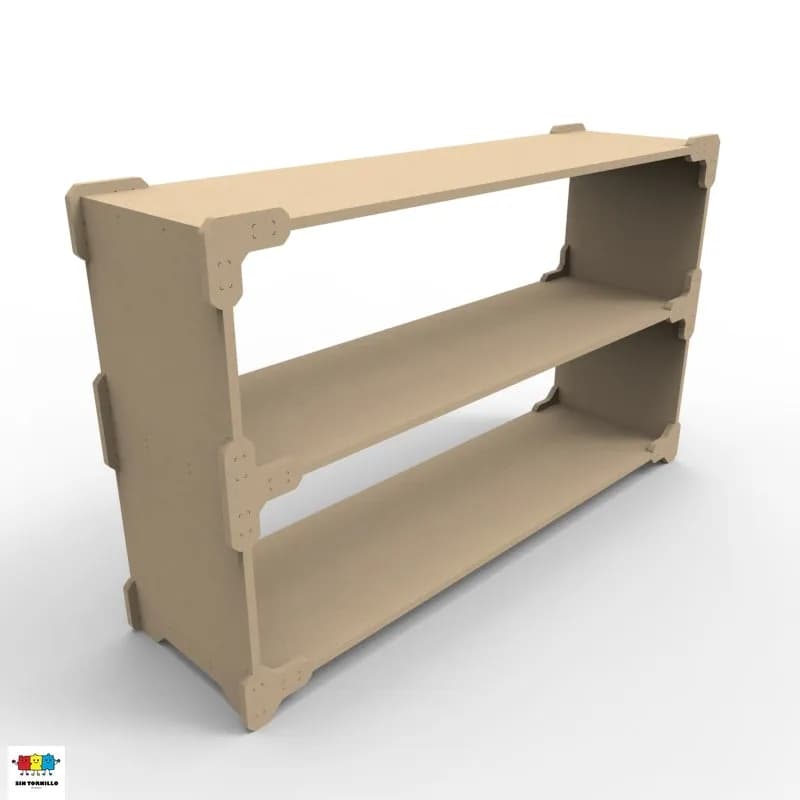 Estanteria multi Montessori - Mobiliario Montessori Sintornillo Chile