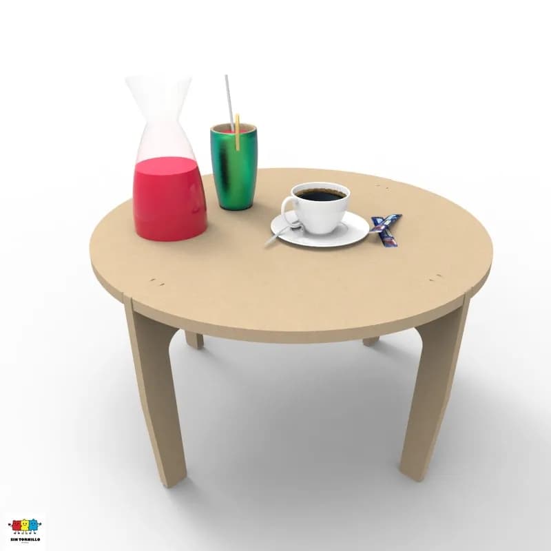 Mesa de Terraza Infantil Montessori - Mobiliario Montessori Sintornillo Chile