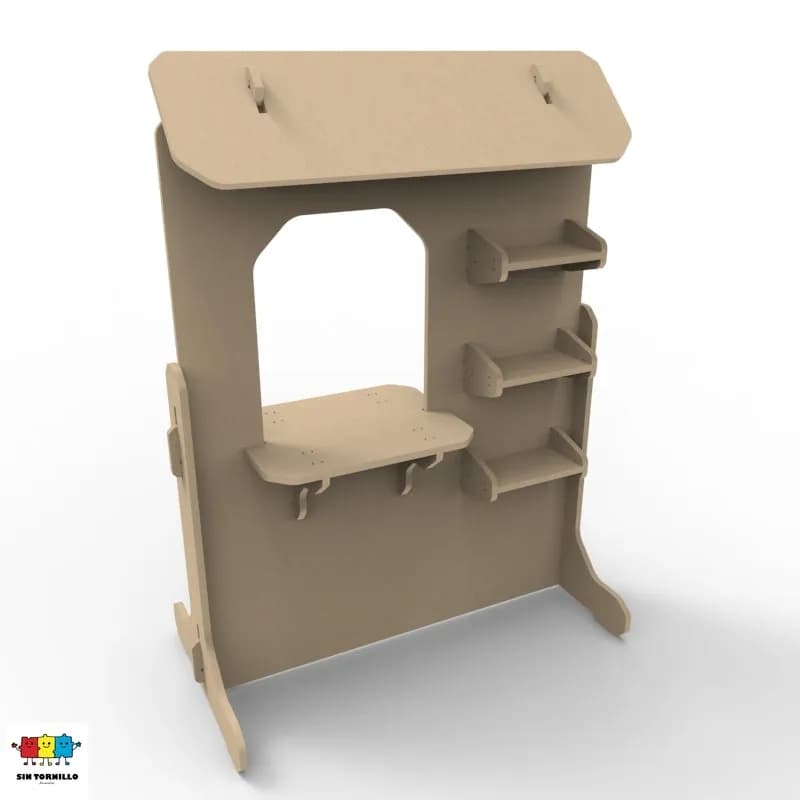 Kiosco Lux niños - Mobiliario Montessori Sintornillo Chile